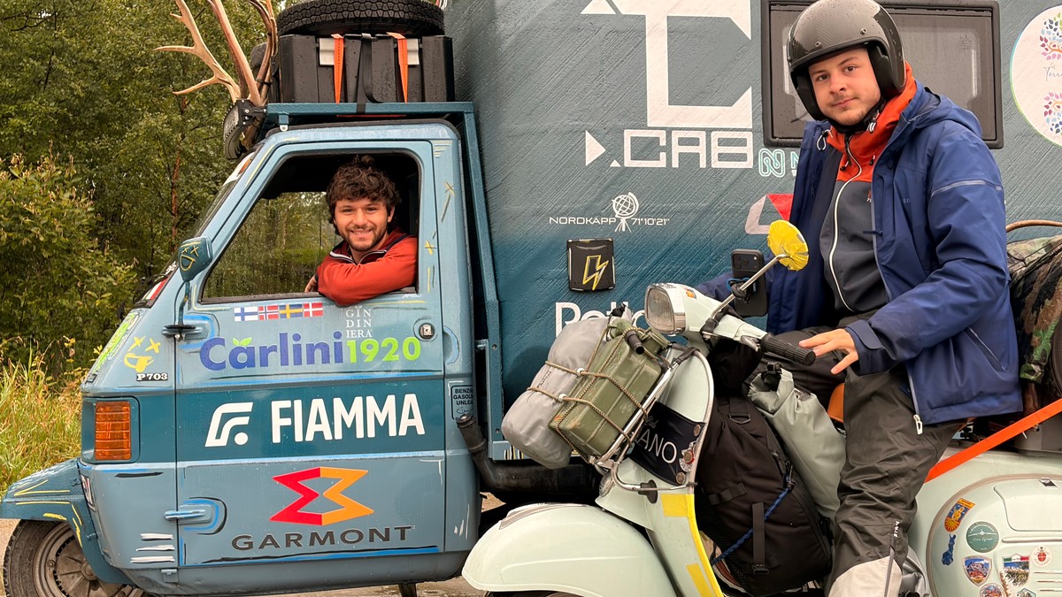 Fra Italia til Nordkapp i en 3D-printet bobil på tre hjul