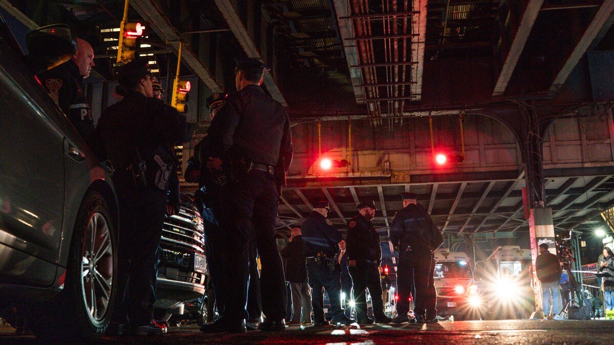 En drept i skyting på T-banestasjon i New York