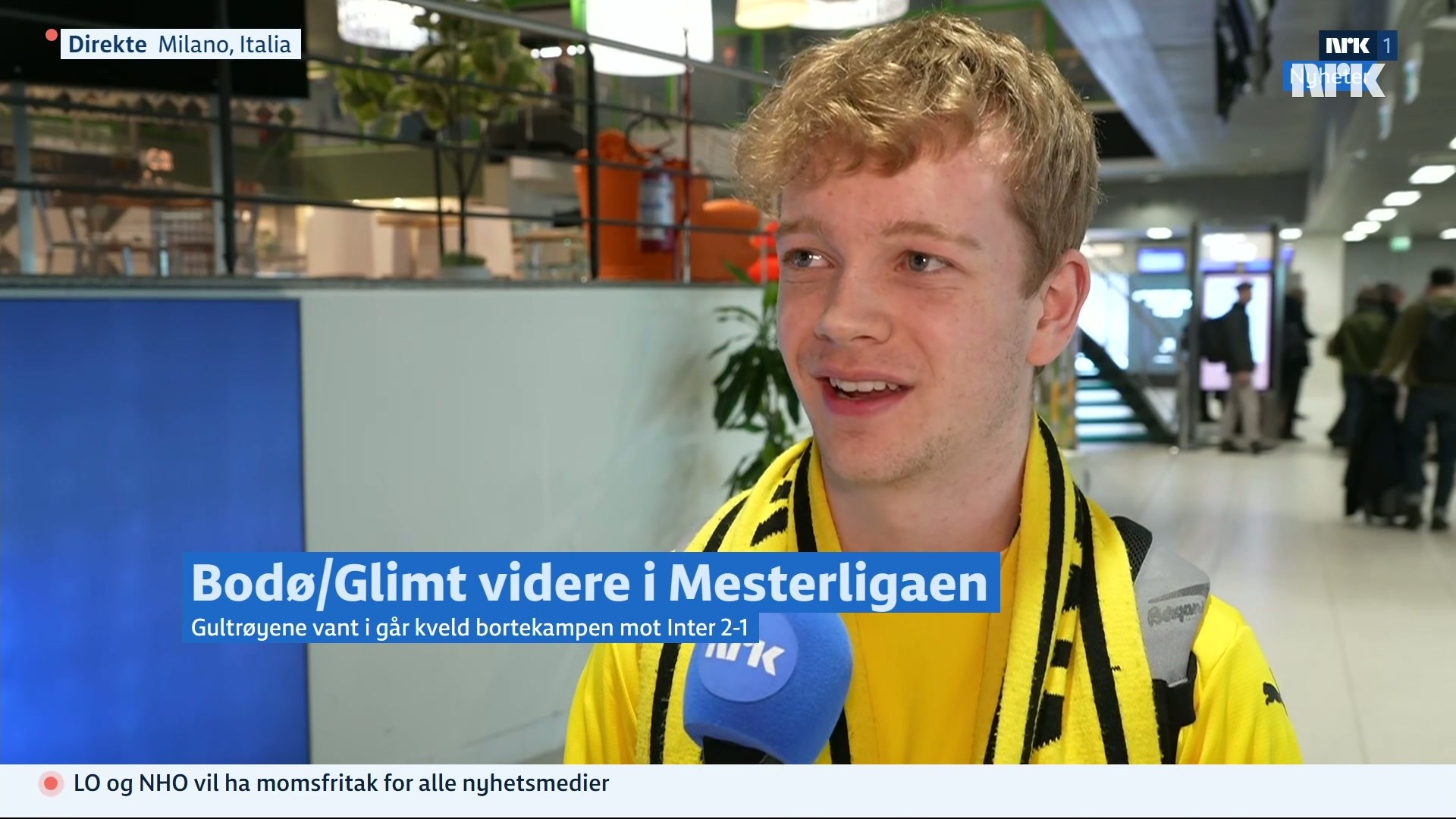 Glimtsupporter i Milano: – Jeg mista pusten