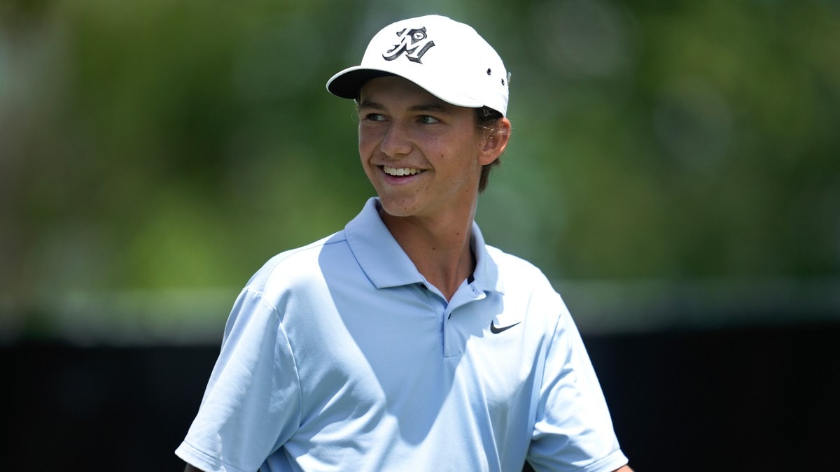 15-åring debuterte på PGA-touren