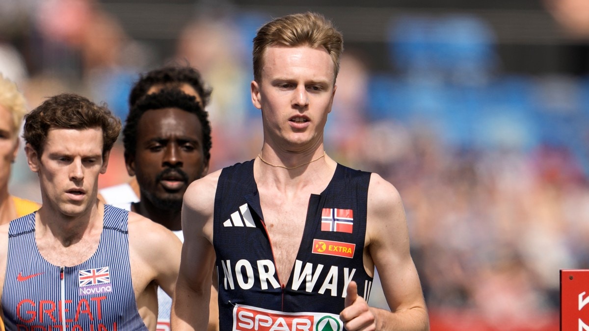 Nordås uten medalje på 1500 meter Han har stått og stanget hodet i veggen i tre lange år. I kveld glapp medaljen for Narve Gilje på 1500 meter.
