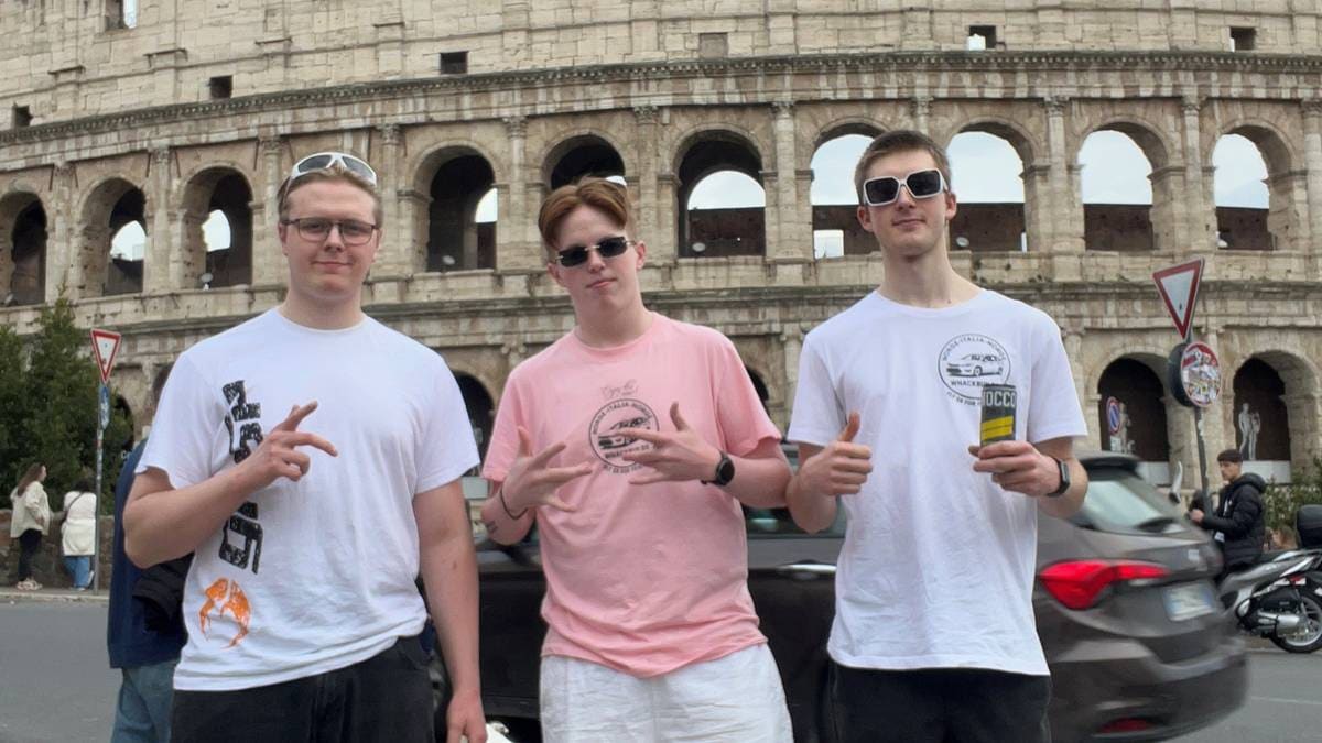 Kjørte tur-retur Roma på 48 timer: – Vi kjedet oss