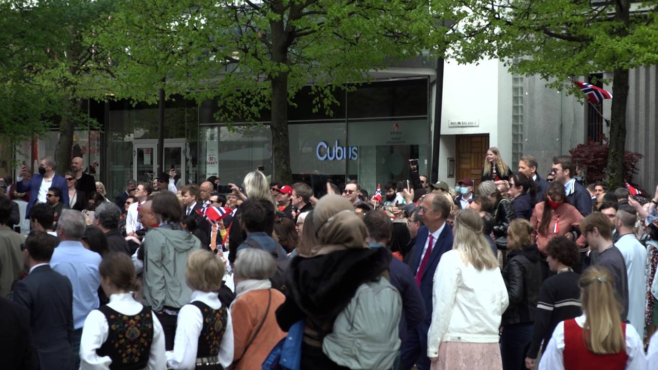 Folk i Bergen 17. mai