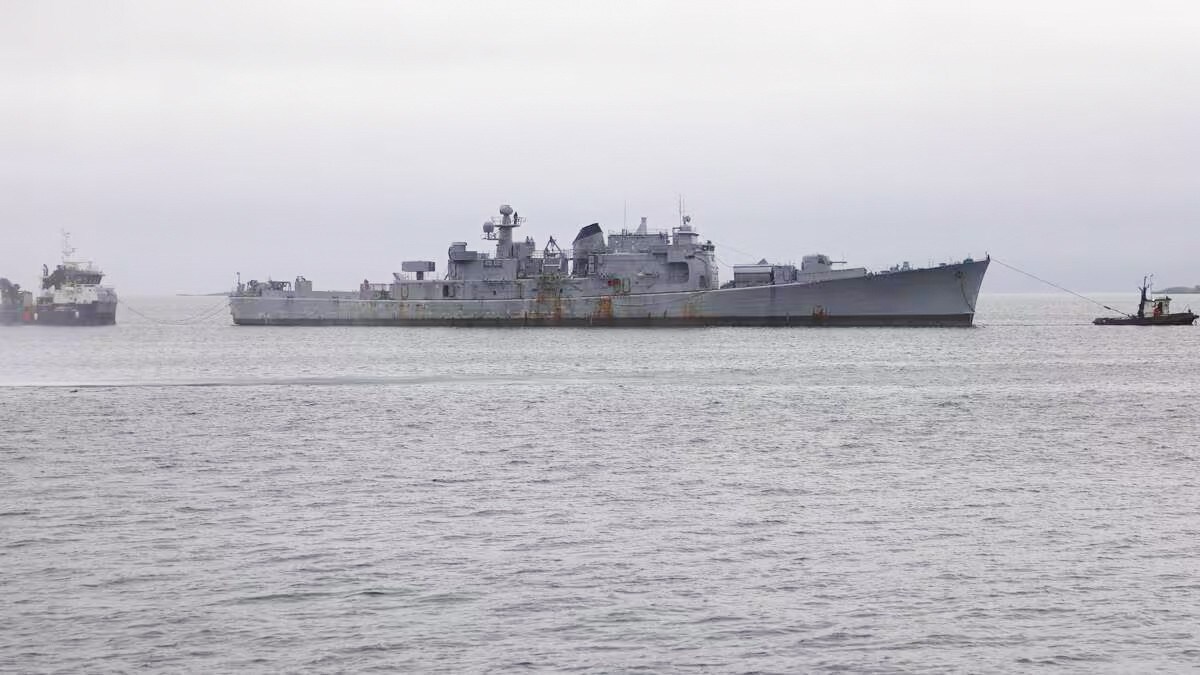 Forsvarsdepartementet vil ikke heve senket fregatt fra fiskefelt