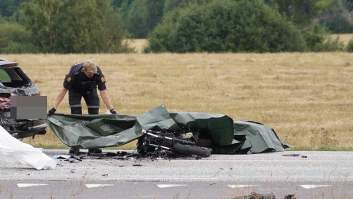 Motorsyklist alvorlig skadd i kollisjon i Tønsberg