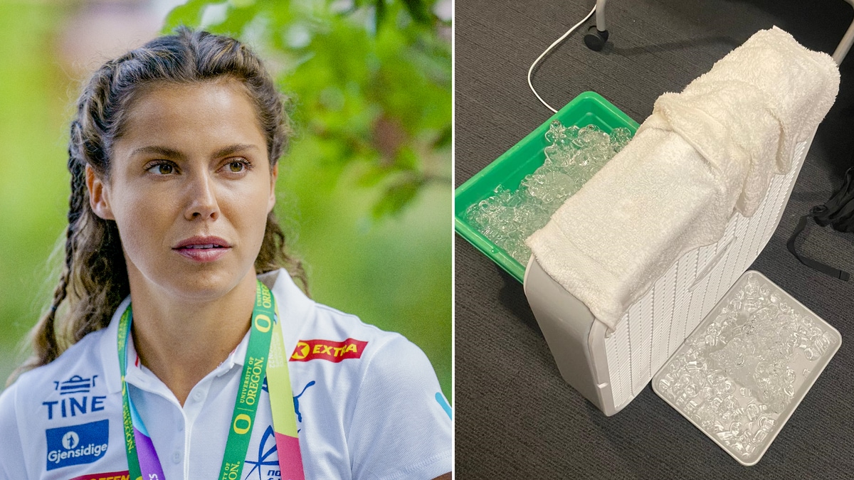 Amalie Iuel ha preparato un sistema di raffreddamento fatto in casa – NRK Sport – Notizie sportive, risultati e programma di trasmissione