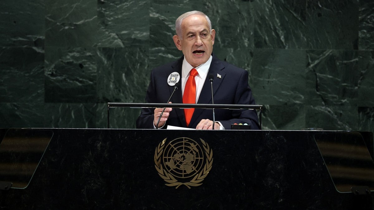 Sterke reaksjonar etter Netanyahus tale i FN