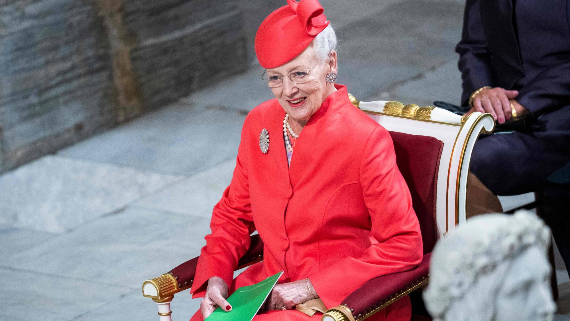 Dronning Margrethe av Danmark.