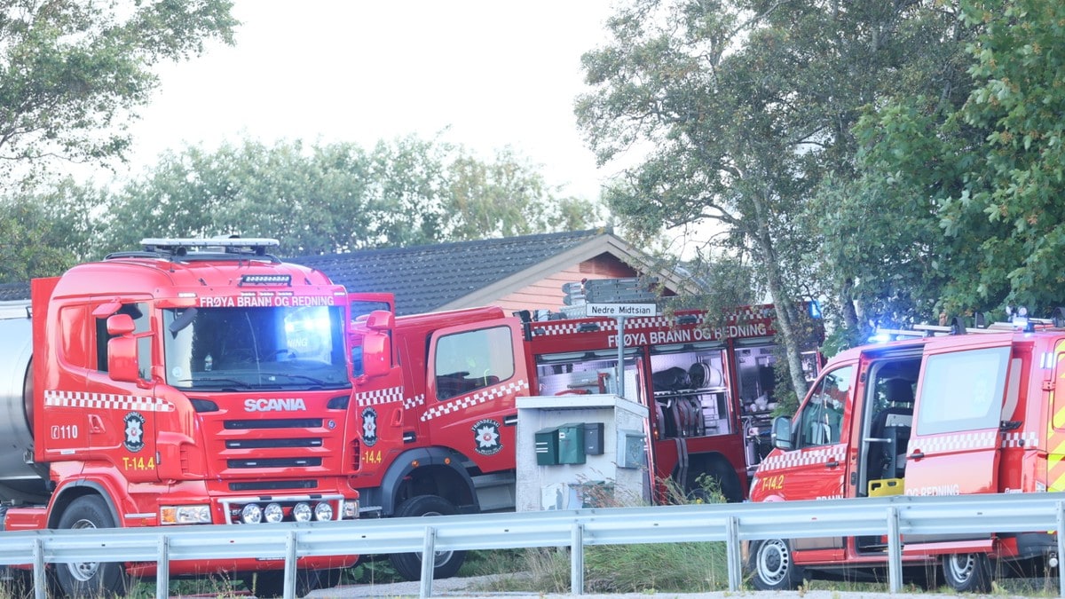 Brann på Frøya slukket – ingen personskade