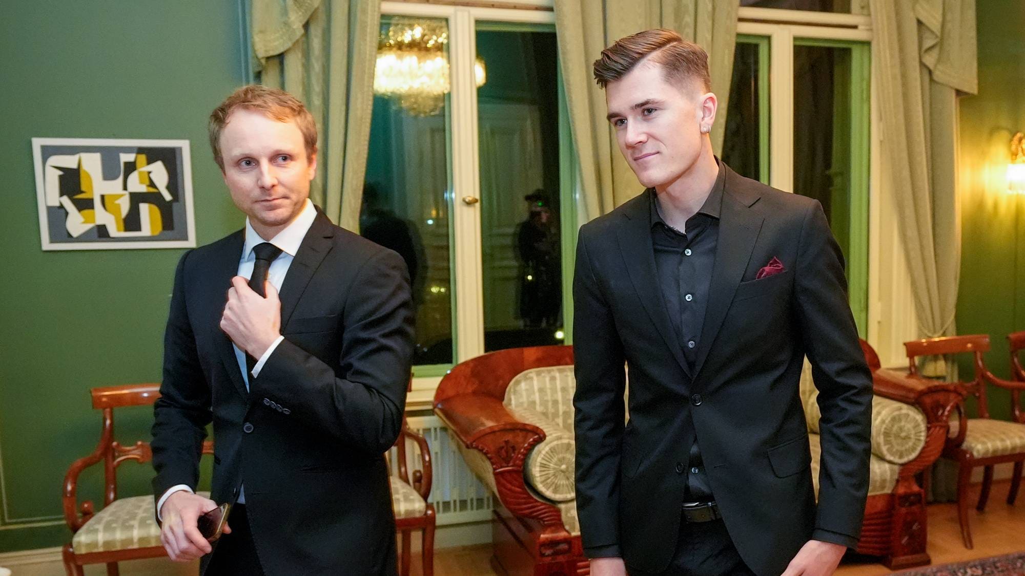 Espen Skoland og Jakob Ingebrigtsen.
