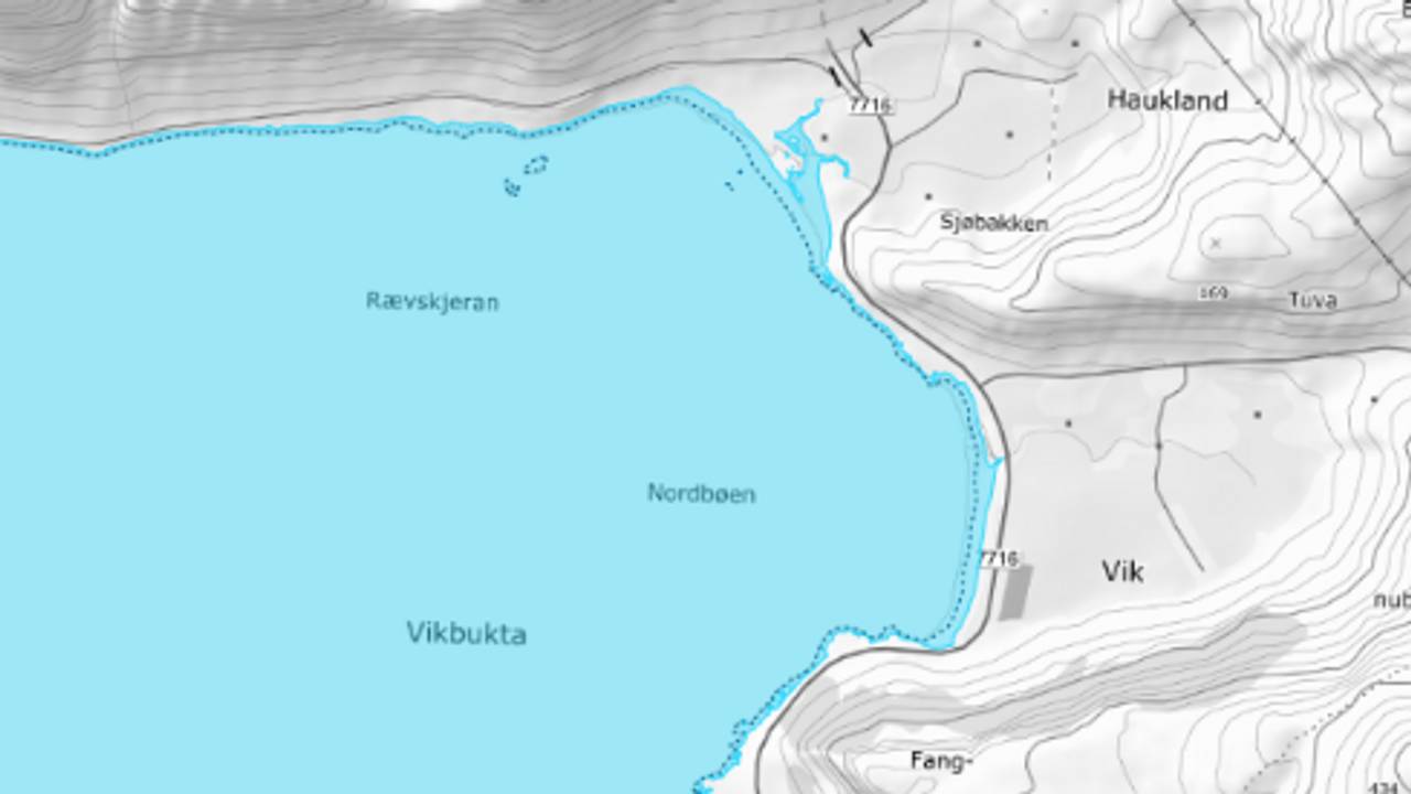 Haukland Vestvågøy etter