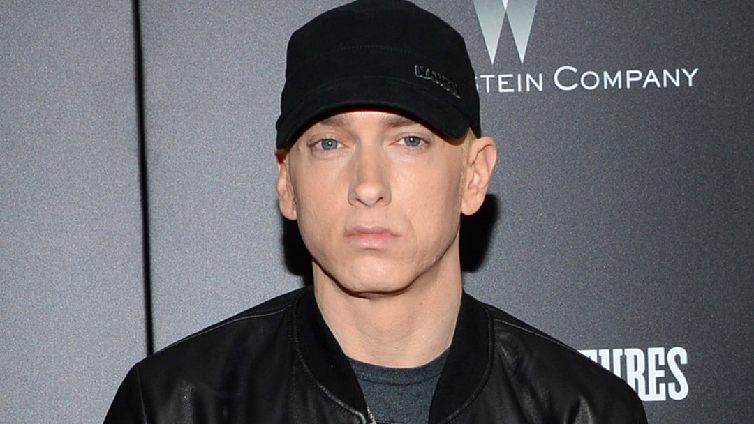 FILE - In this July 20, 2015, file photo, Rapper Eminem attends the premiere of "Southpaw" in New York. Eminem, The Killers, Muse, Future, Bassnectar and Sturgill Simpson lead the lineup for the Bonnaroo Music and Arts Festival this June in Tennessee. The festival announced on Tuesday, Jan. 9, 2018, their lineup for the music festival in Manchester, June 7 -10. (Photo by Evan Agostini/Invision/AP, File) Eminem