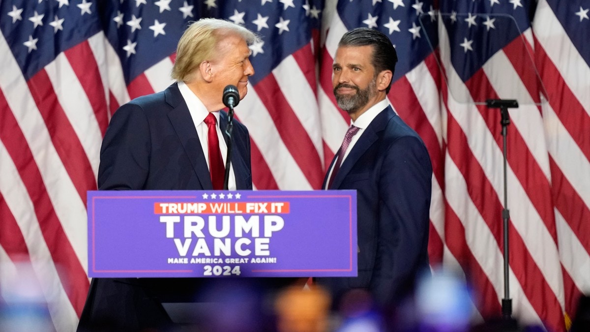 Donald Trump Jr. er på vei til Grønland