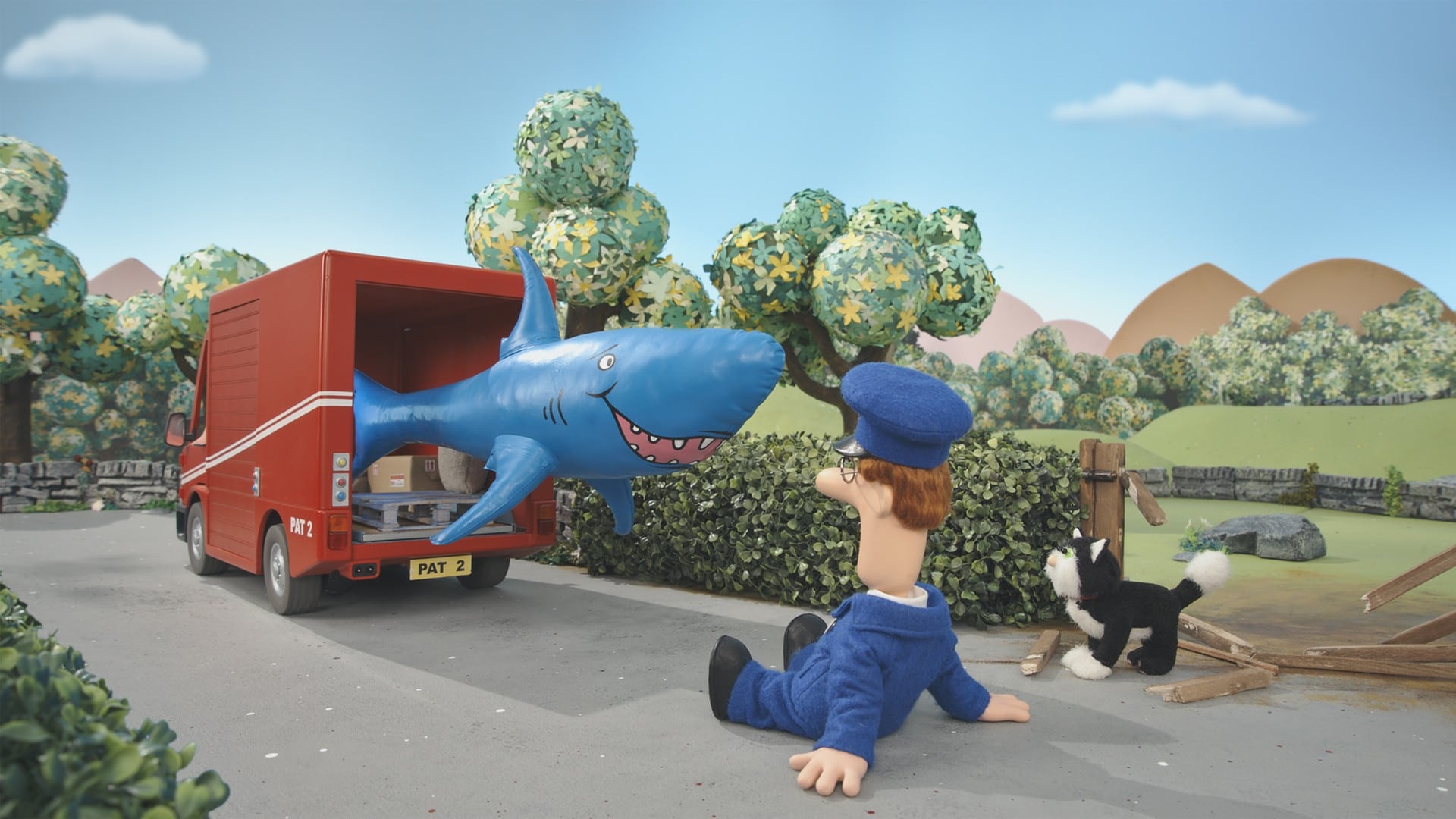 Postmann Pat 2. Postmann Pat og den flyvende haien (Sesong 4) NRK TV