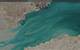 ESA Copernicus Sentinel-2 Satellittbilde som viser oljesøl i blått hav