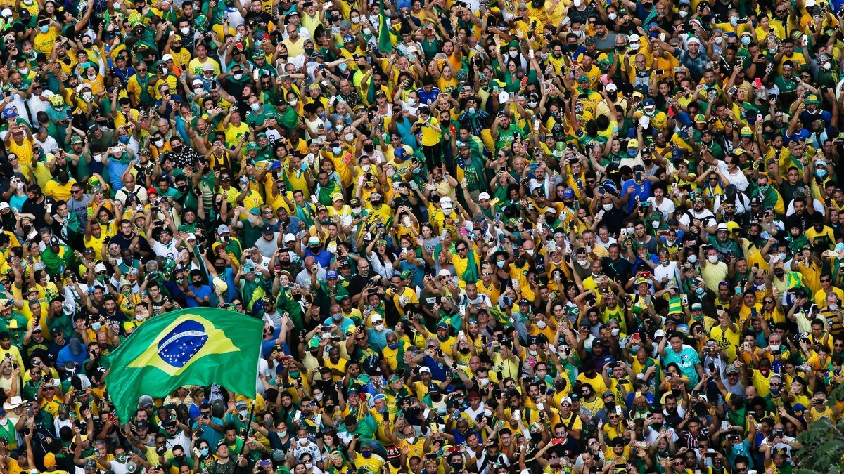 Hundretusener protesterte i Brasil