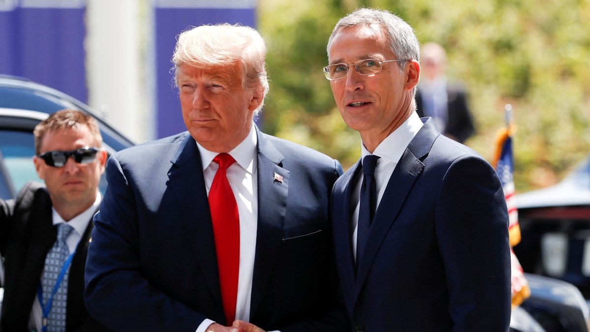 Jens Stoltenberg: Nato nær kollaps under Trump-møte