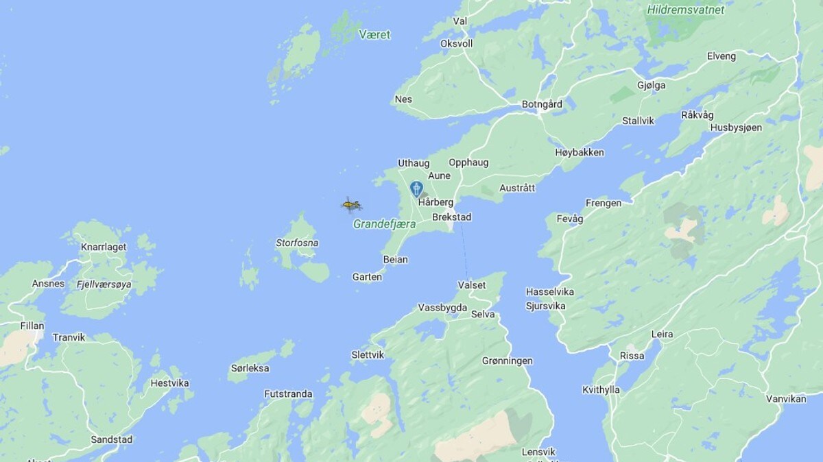 Fem reddet fra fiskebåt etter havari