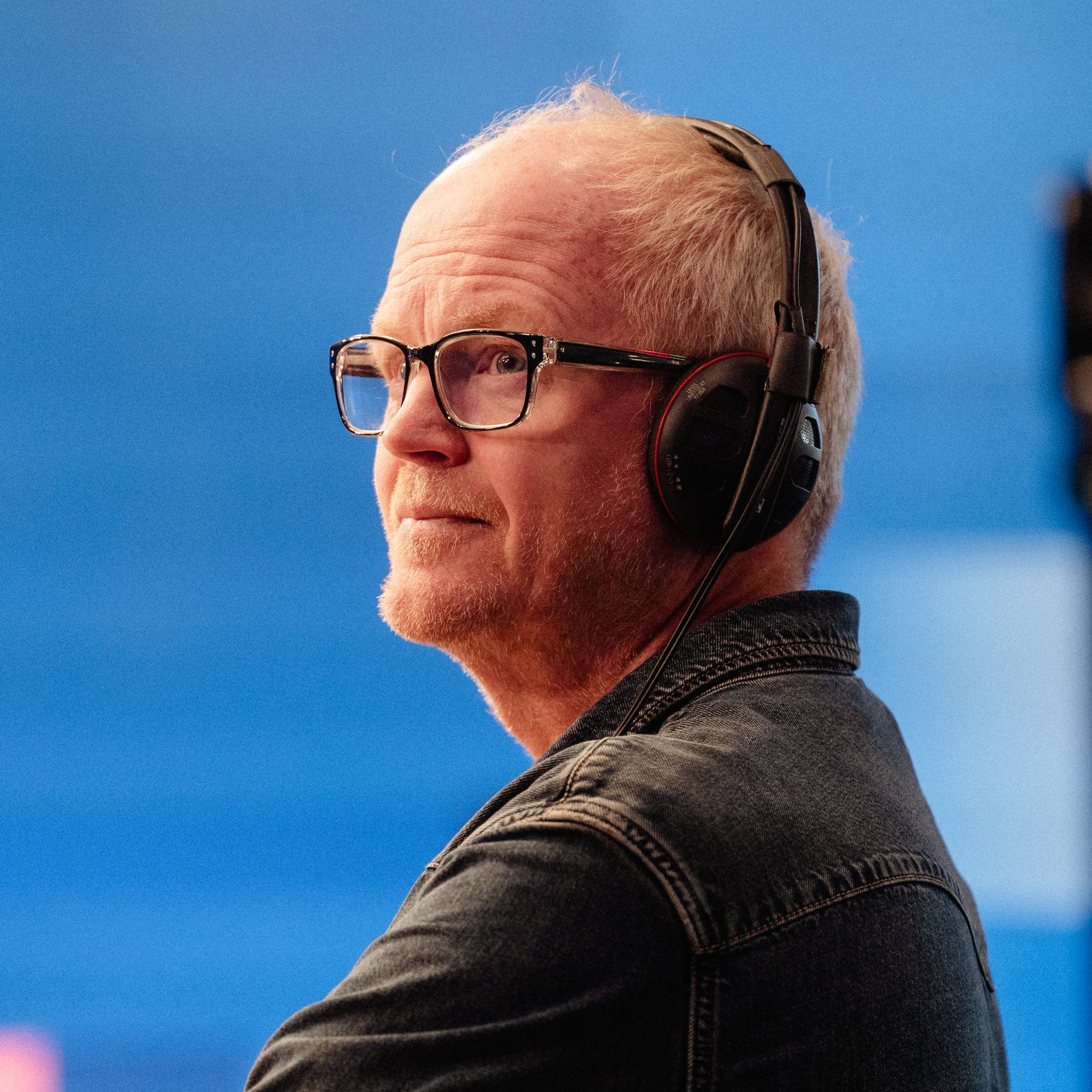 Lars Haltbrekken, stortingsrepresentant for Sosialistisk Venstreparti (SV) deltar i Politisk Kvarter på NRK Marienlyst onsdag 26.08.26