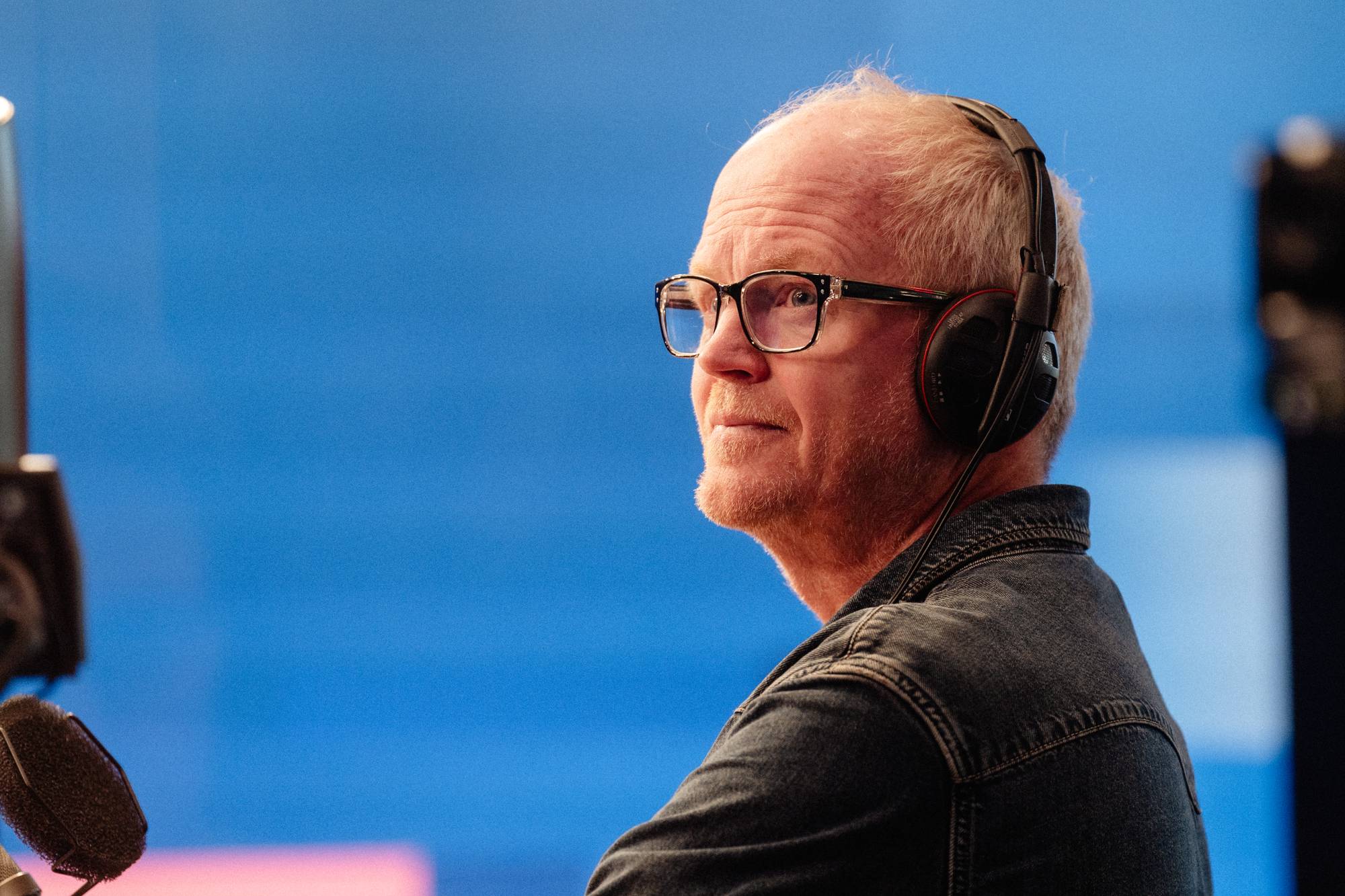 Lars Haltbrekken, stortingsrepresentant for Sosialistisk Venstreparti (SV) deltar i Politisk Kvarter på NRK Marienlyst onsdag 26.08.26