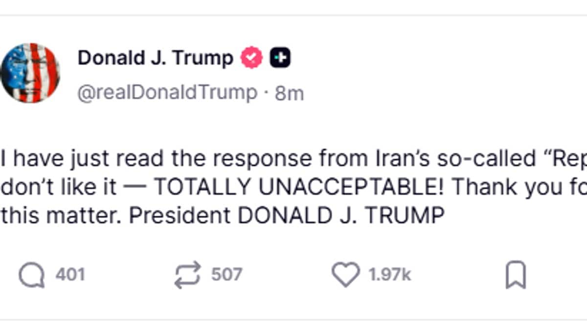 Trump om Iran-forslag: &ndash; Fullstendig uakseptabelt