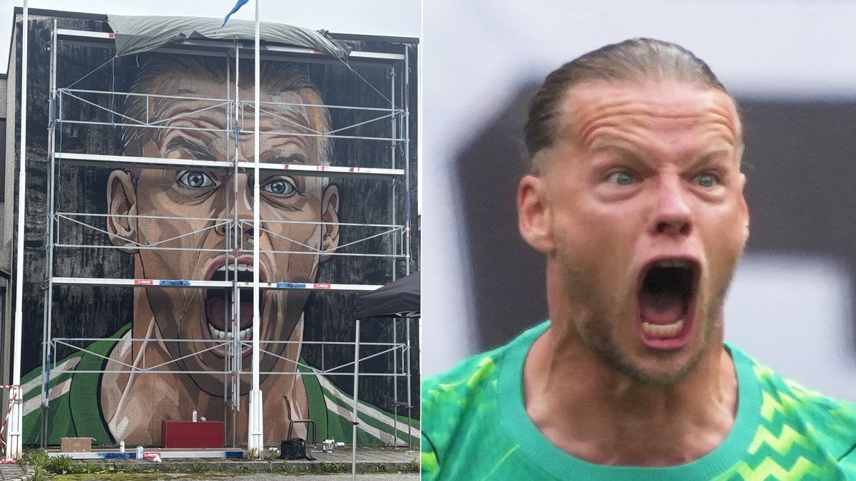 Folk tutar når dei ser veggmåleriet av Nyland: – Eg var litt naiv