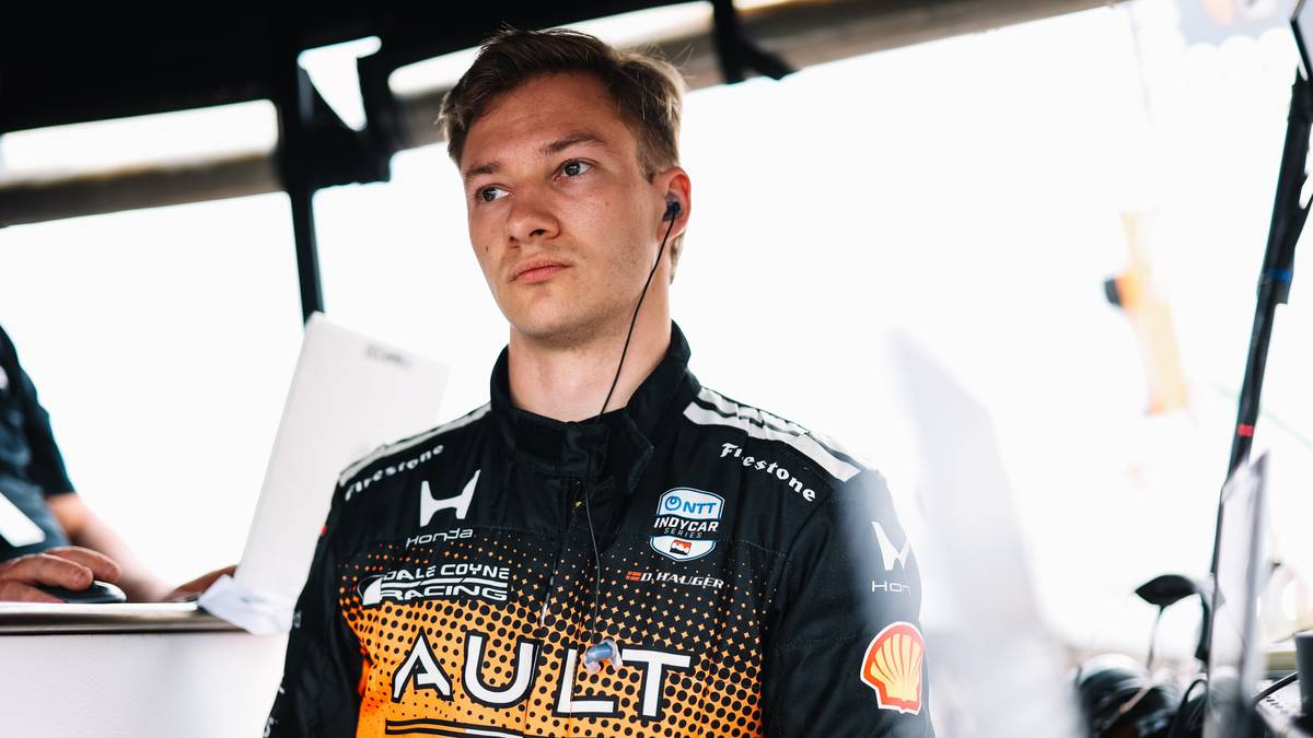 Dennis Hauger topp 10 i debuten i IndyCar