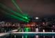 LISE ÅSERUD / NTB Oslo kommune ringer det nyet året inn med et laser-lysshow fra rådhuset, nyttårsaften 2024 til 2025.