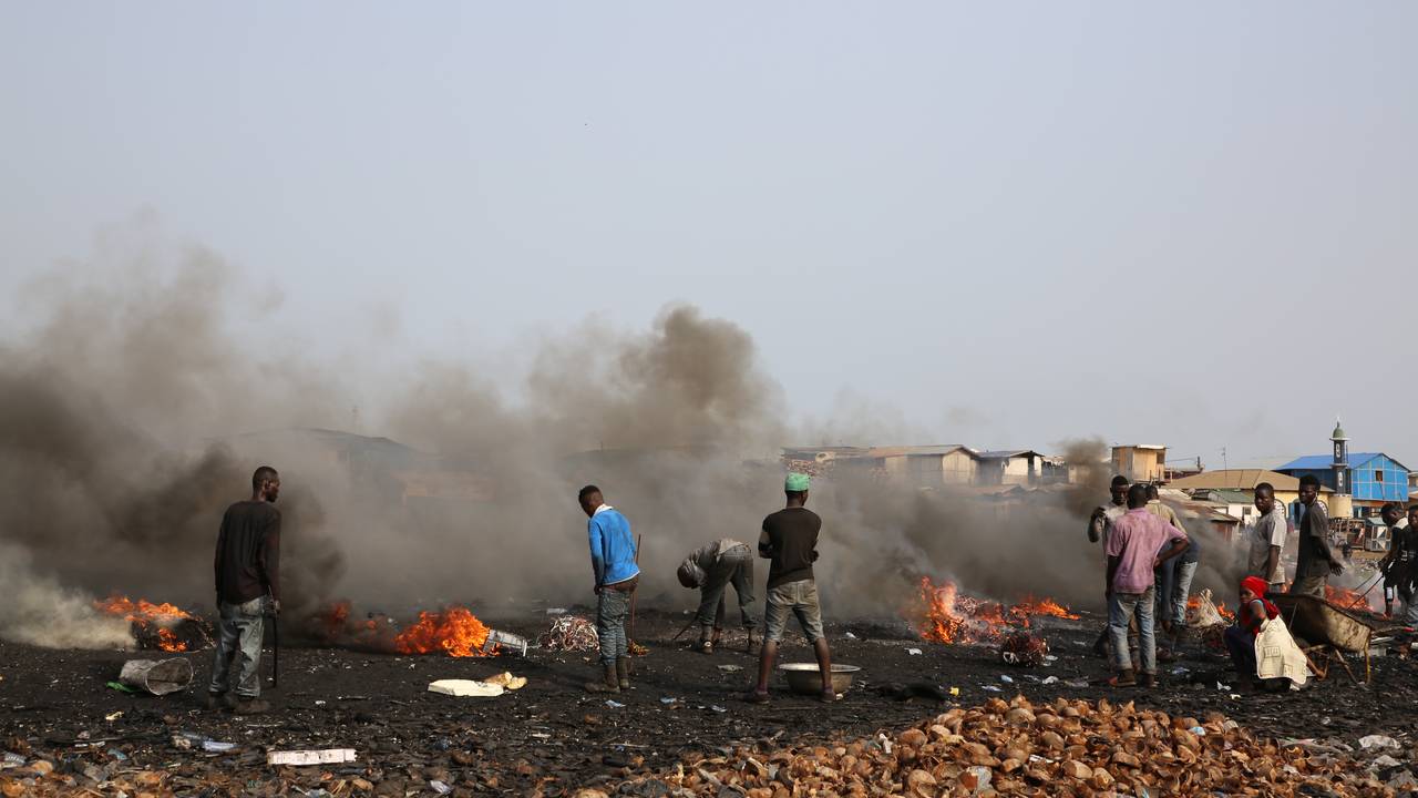 Søppeldynga i Ghana