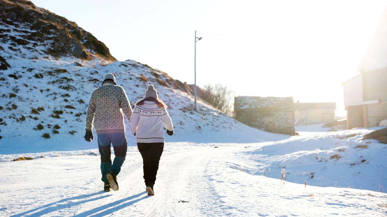 Marit Skogsholm og Tommy Ingebrigtsen på Vokkøya