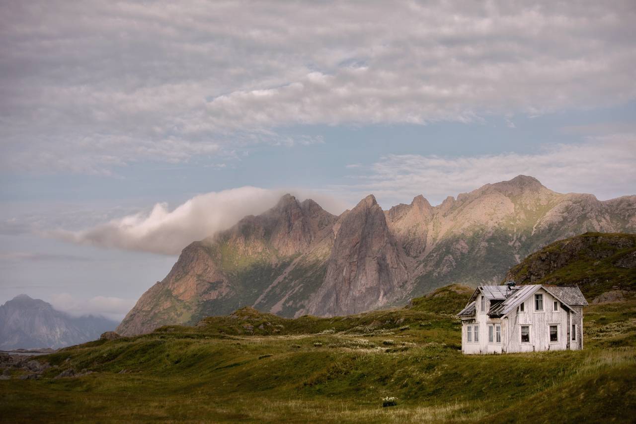 Forlatt hus i Nord-Norge