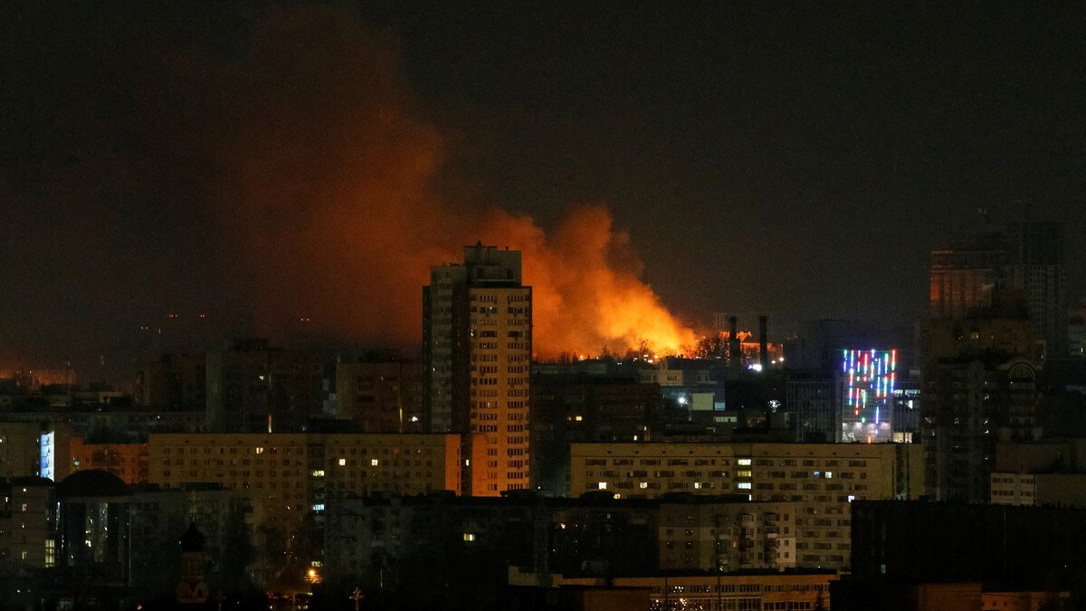Harde kamper i Kyiv i natt