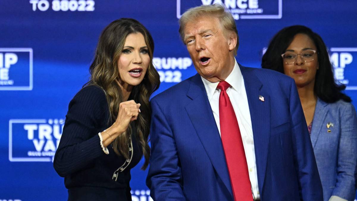 Trump sparker sikkerhetsminister Kristi Noem