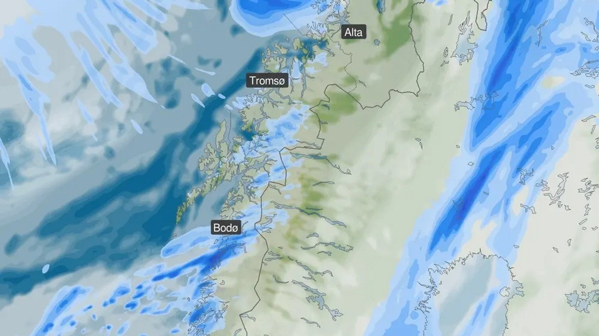 Skiftende vær i Nord-Norge: Mest nedbør i Nordland
