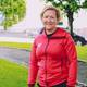 Guro Skaara / DNT Bildet viser en kvinne i rød DNT-jakke