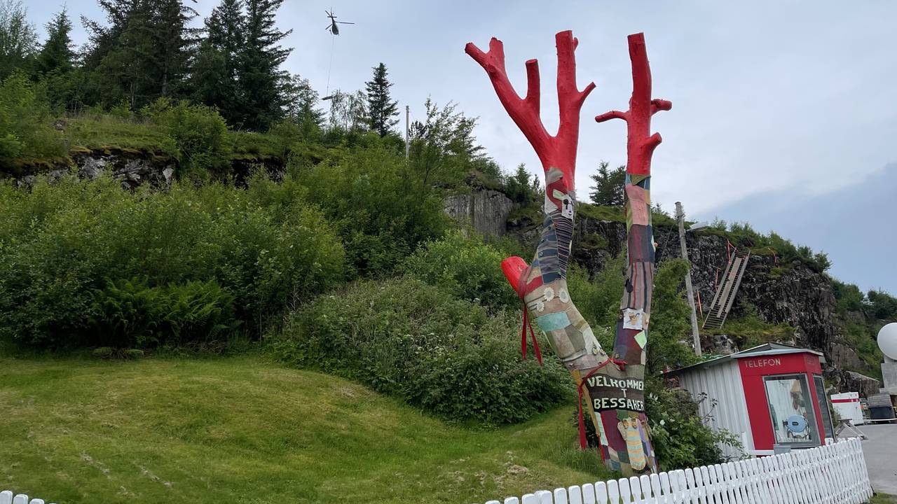 Trapp opp til fjellet Vettan i Bessaker