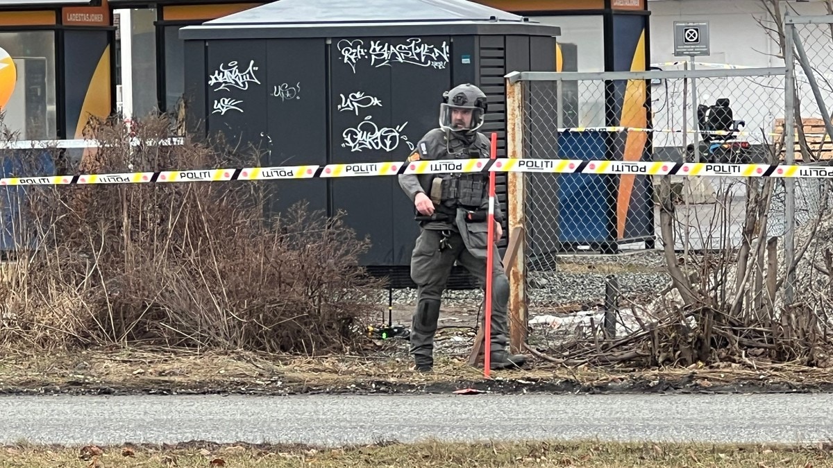 Fant trolig dynamitt i Drammen – område avsperret