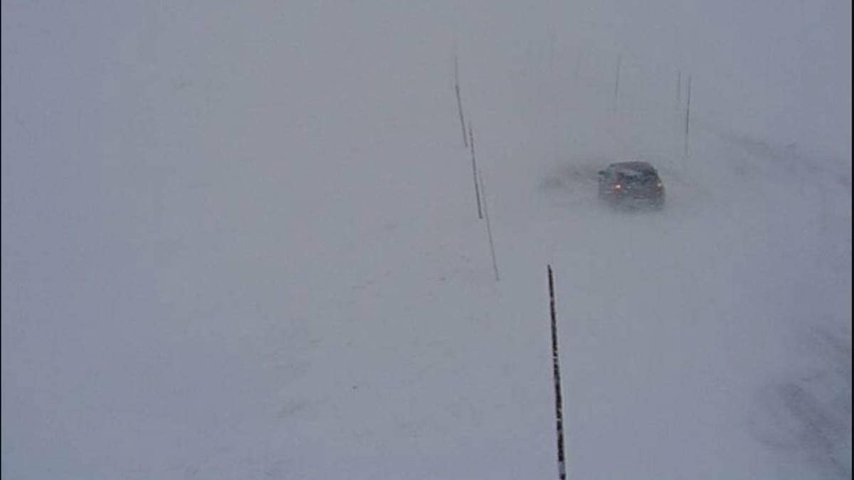 Kolonnekjøring over Hardangervidda – NRK Vestland