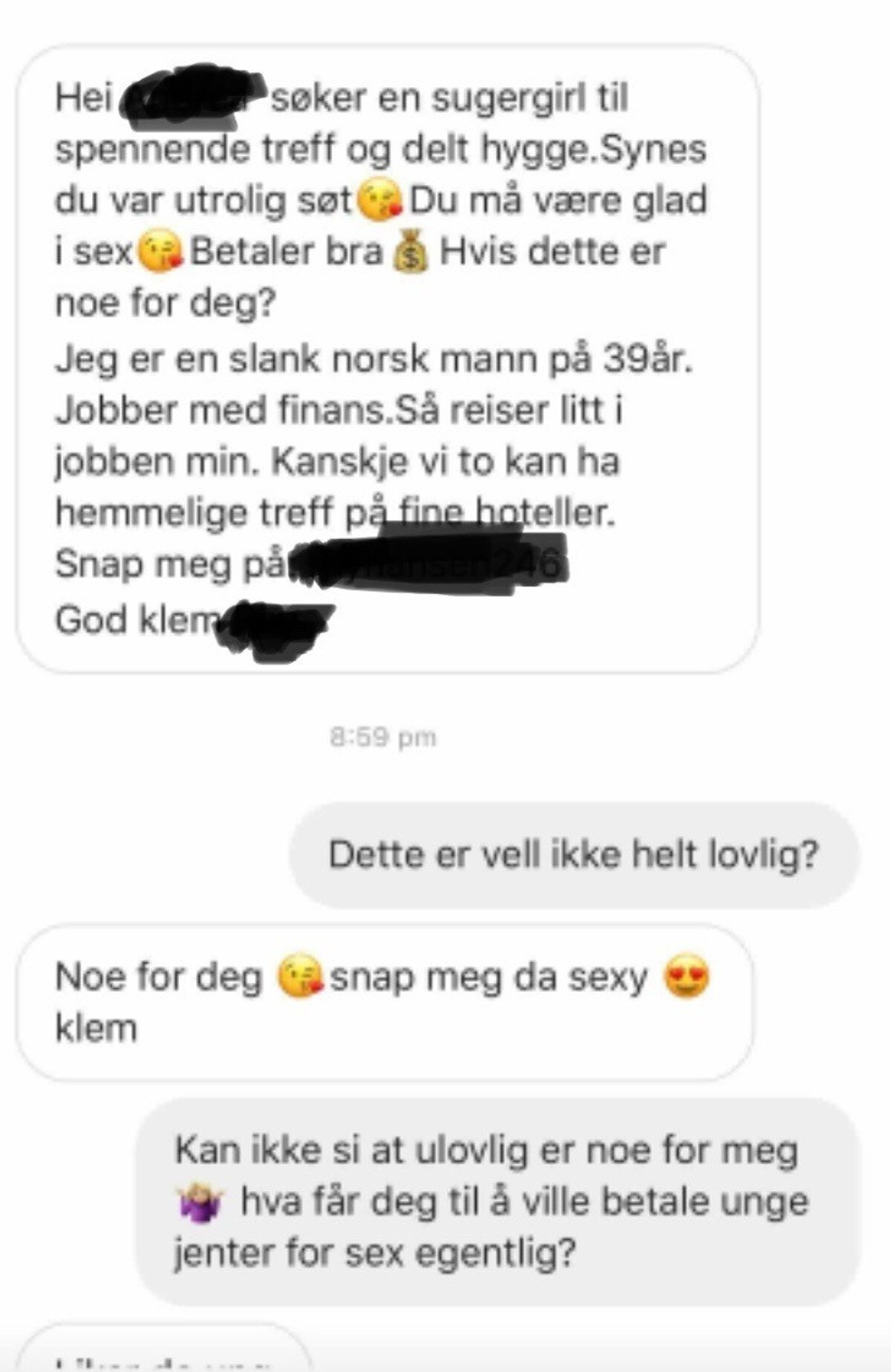 Norske snapchat brukere jenter