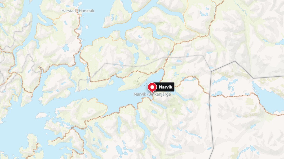 Mann med våpen pågrepet i Narvik
