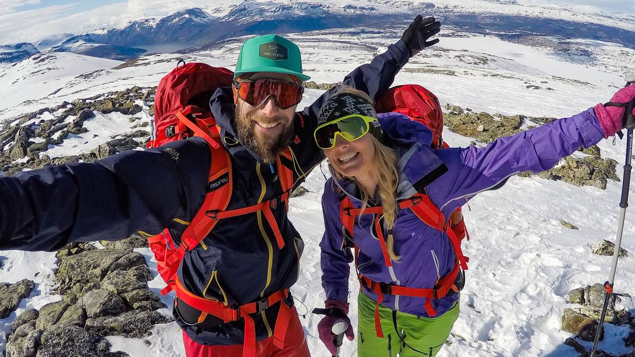 Skitur sent i mai, Gilafjellet, Vang i Valdres