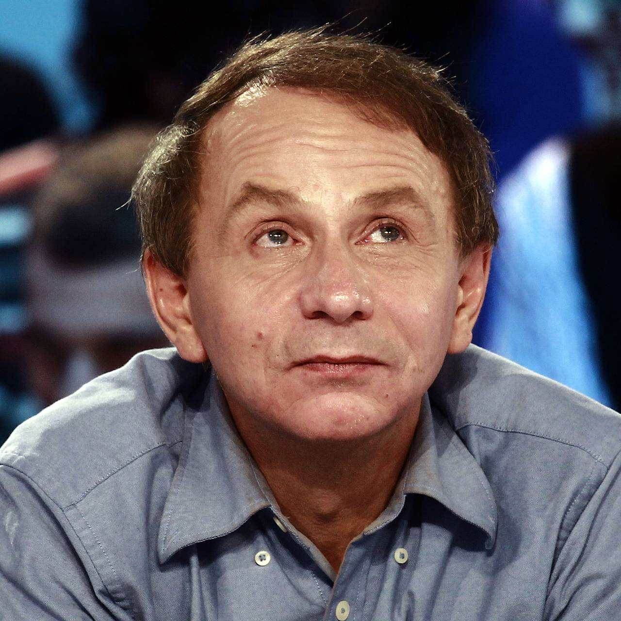 2010: Michel Houellebecq på TV etter å ha vunnet Goncourt-prisen.