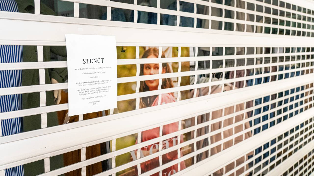 Korona stengt