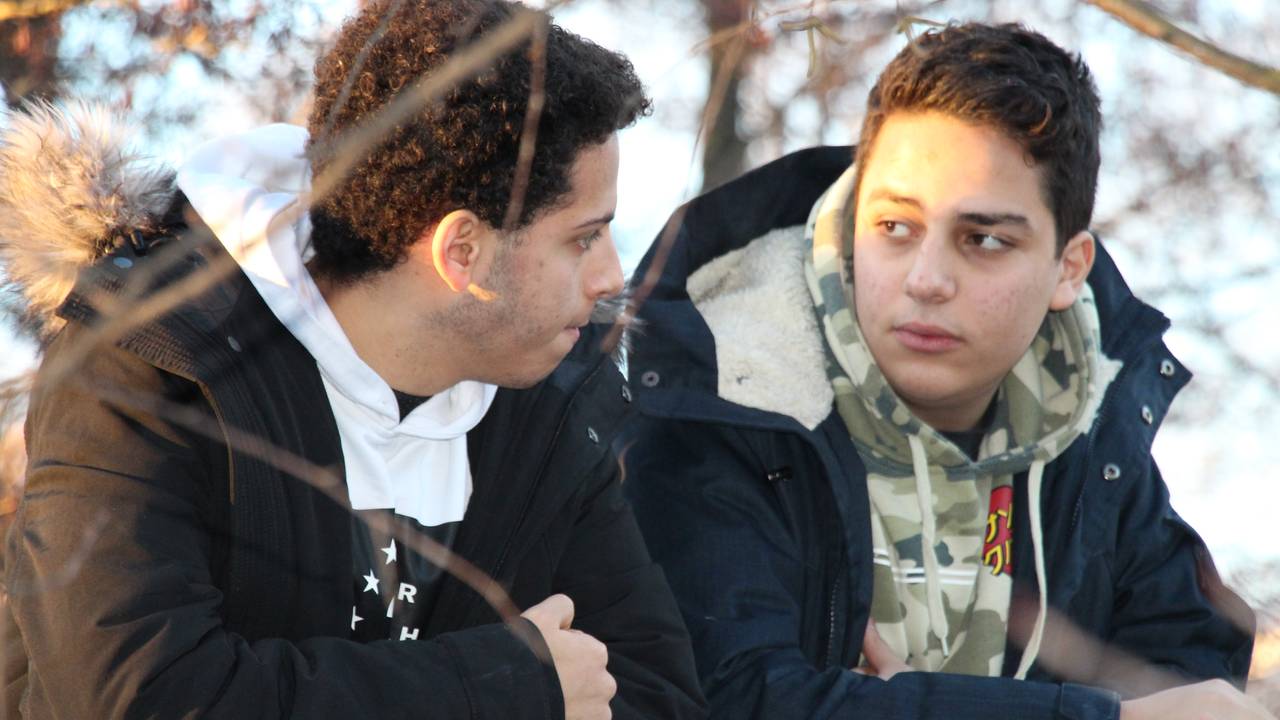 Mustafa og Abdel Hasan