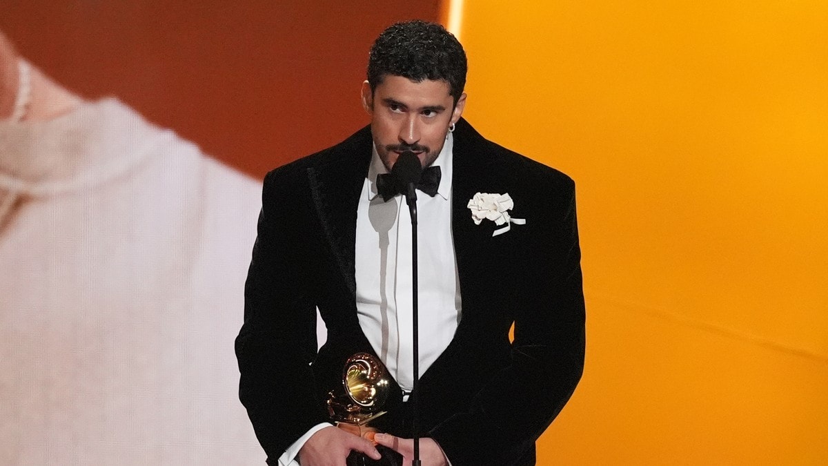 Bad Bunny med kraftig budskap mot ICE på Grammy-utdeling