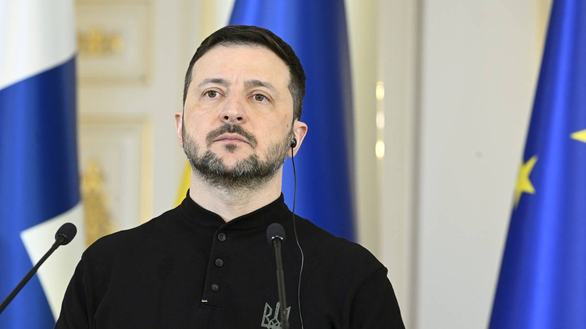 Zelenskyj er i Norge