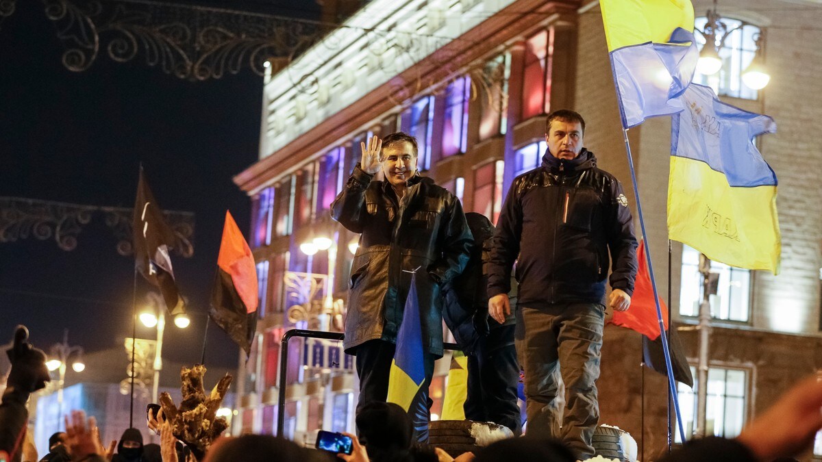 Saakasjvili satt fri – jubel i gatene i Kiev