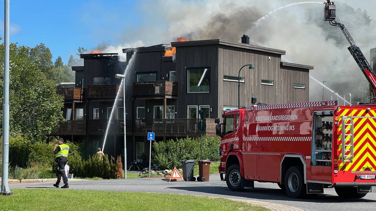 Fire in solar panels on residential units in Kristiansand – NRK Sørlandet – Local news, TV and radio