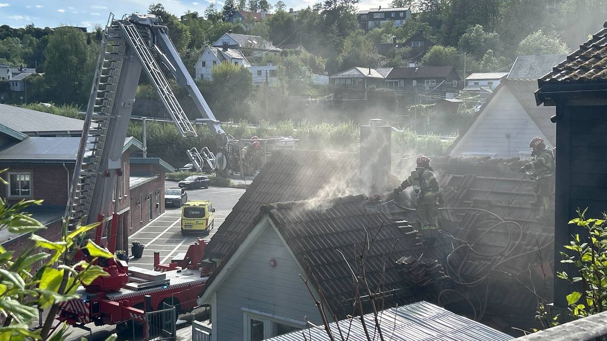 Brann i barnehage i Fana i Bergen: Evakuerer bolighus