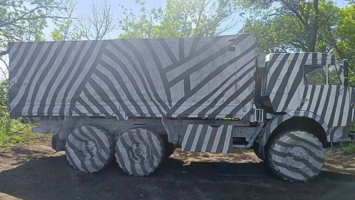 Russiske «sebra»-kjøretøyer skal forvirre ukrainske droner